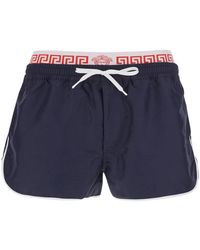 Versace - Versace Logo-Trimmed Tech Fabric Swim Shorts - Lyst