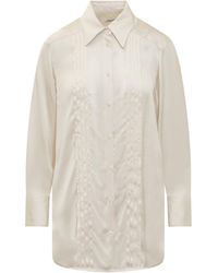 The Seafarer - Slim Solid Shirt - Lyst