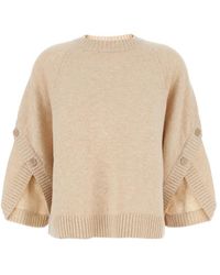 Max Mara - Crewneck Sweater Wool And Cashmere Tops - Lyst