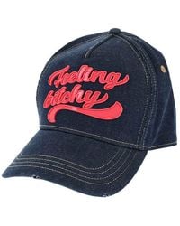 DSquared² - Denim Logo Baseball Cap - Lyst