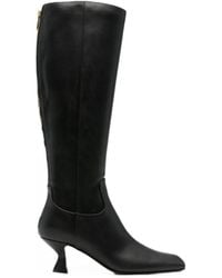 Sergio Rossi - Leather Sculpt Boots - Lyst