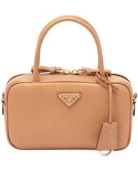 Prada - Logo Mini Satchel - Lyst