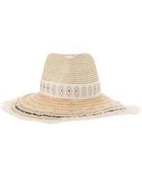 Ferruccio Vecchi - Natural Classic Studded Hat - Lyst