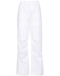 P.A.R.O.S.H. - Straight-Leg Cotton Cargo Trouser - Lyst