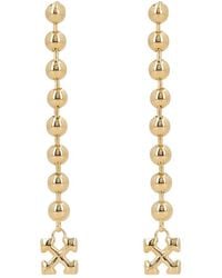 Off-White c/o Virgil Abloh - Logo Drop Earrings - Lyst