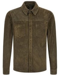 Giorgio Brato - Suede Shirt - Lyst