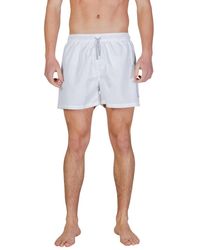 EA7 - Regular Swim Shorts - Lyst