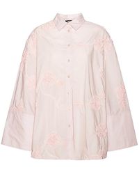 ROTATE BIRGER CHRISTENSEN - Oversized Embroidered Shirt - Lyst