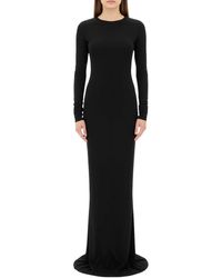 Rick Owens - Crew Neck Full Length Dress - Lyst