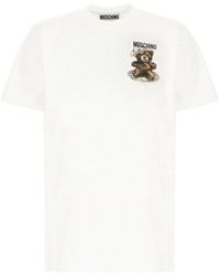 Moschino - Crew Neck Logo T-Shirt - Lyst