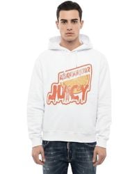 DSquared² - Regular Graphic Hoodie - Lyst