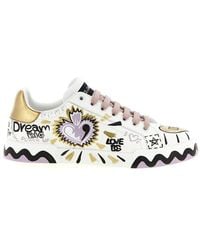 Dolce & Gabbana - Dolce & Gabbana 'Portofino' Sneakers - Lyst