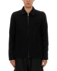 Rick Owens - Solid Shirt Collar Jacket - Lyst