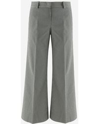 Ql2 - Striped Pattern Trousers - Lyst
