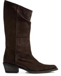 KHAITE - Clive Leather Boots - Lyst