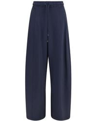 Max Mara - Olmo Technical Cotton Jersey Pants - Lyst