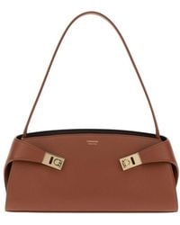 Ferragamo - Hug Large Shoulder Bag - Lyst