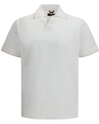 Moorer - Shirt Collar Polo - Lyst
