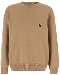 MSGM - Crew Neck Sweater - Lyst