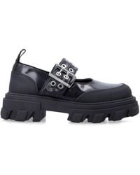 Ganni - Cleated Ballerina Shoes - Lyst