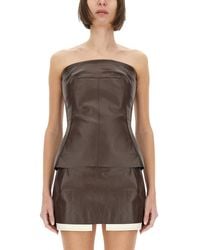 Rick Owens - Mini Bustier Top - Lyst