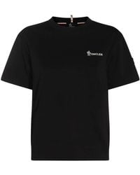 Moncler - Logo Cotton T-Shirt - Lyst