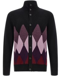Ballantyne - Turtle Neck Cardigan - Lyst