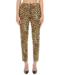 Moschino - Slim Flat Front Pants - Lyst