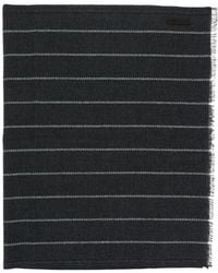 ZEGNA - Dark Stripes Scarf - Lyst