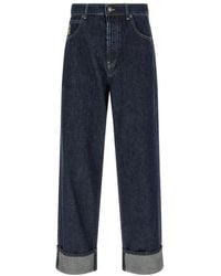 Marni - Logo Embroidery Jeans - Lyst