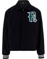 Aries - Logo Varsity Jacket - Lyst