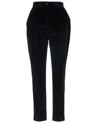 Dolce & Gabbana - Regular Flat Front Pants - Lyst