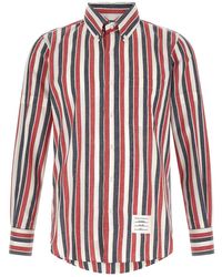 Thom Browne - Madras Cotton Shirt - Lyst