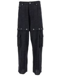 Off-White c/o Virgil Abloh - 90S Logo Straight Leg Cargo Pants - Lyst