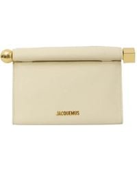Jacquemus - Light Ivory Rond Carre Clutch - Lyst