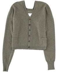 Maison Margiela - Solid V Neck Sweater - Lyst