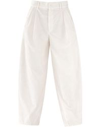 Alysi - Tapered Pleated Pants - Lyst