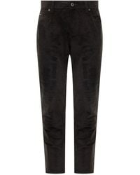 Dolce & Gabbana - Regular Flat Front Pants - Lyst