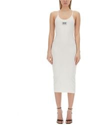 Moschino - Ribbed Dress - Lyst