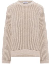 Brunello Cucinelli - Knitted Crew Neck Sweater - Lyst