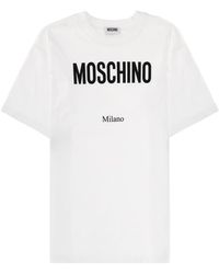 Moschino - Logo Crew Neck T-Shirt - Lyst