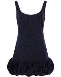 Self-Portrait - Embellished Scoop Neck Mini Dress - Lyst