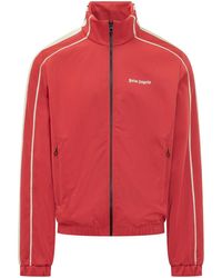 Palm Angels - Solid Mock Collar Jacket - Lyst
