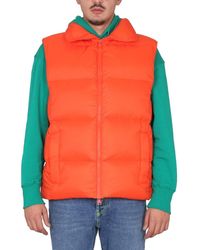 MSGM - High Neck Puffer Vest - Lyst