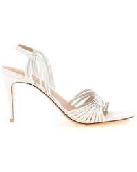 Santoni - Open Round Toe Heels - Lyst