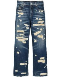 Marc Jacobs - 'The Rip And Repair Straight Jean' Jeans - Lyst