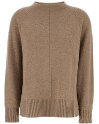 Max Mara - Solid Crew Neck Sweater - Lyst