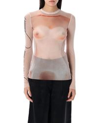 Jean Paul Gaultier - Classic Tulle Top - Lyst