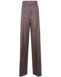 Max Mara - Straight Flat Front Pants - Lyst