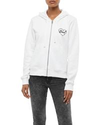 DIESEL - Logo Hood Sweatshirt - Lyst